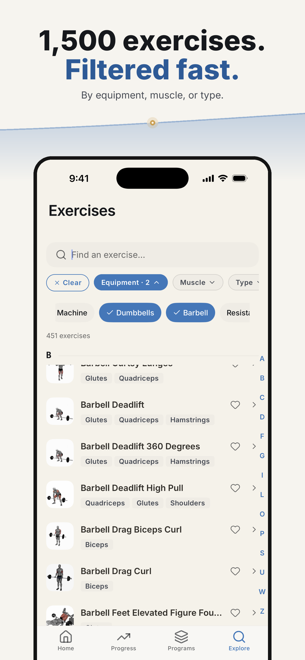 rep by rep: Weight Training