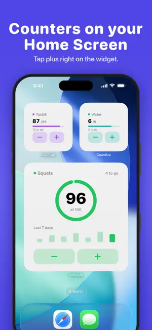 CountUp - Tally Counter Widget screenshot 2