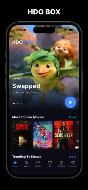HDO BOX: Movies & TV iPhone screenshot 2