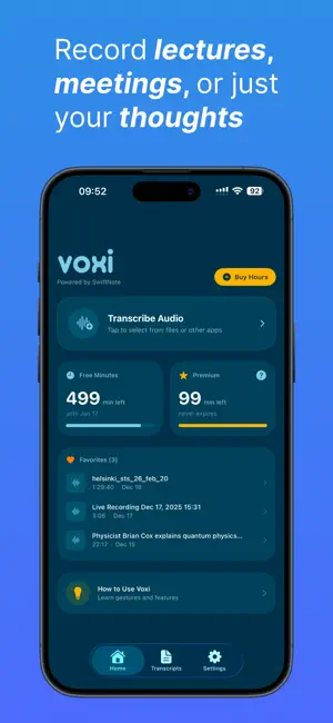Transcribe Audio to Text VOXI screenshot 2