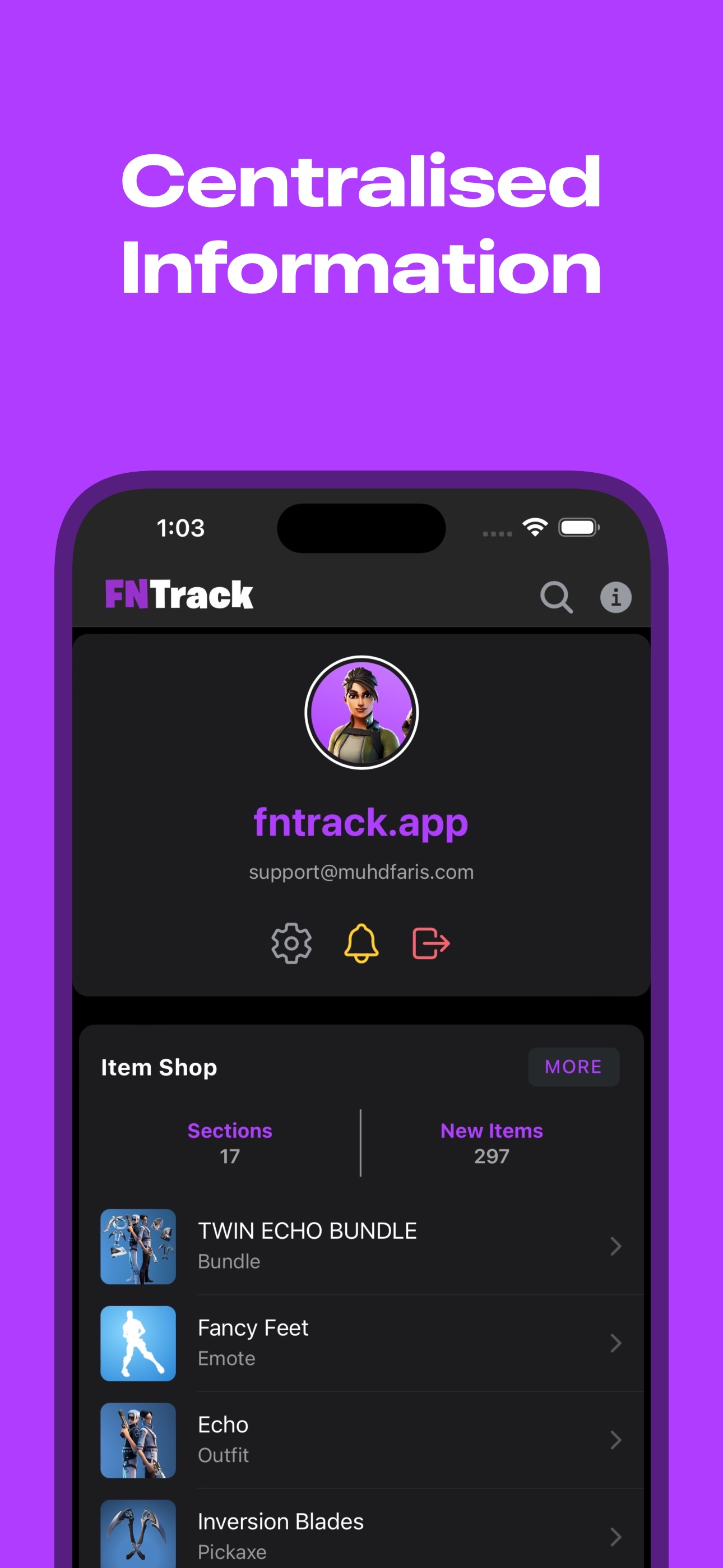 FNTrack - FN Companion App