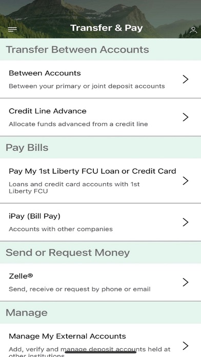 1st Liberty FCU Mobile Banking Screenshot