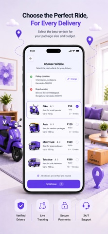 Voder - On Demand Logistics screenshot