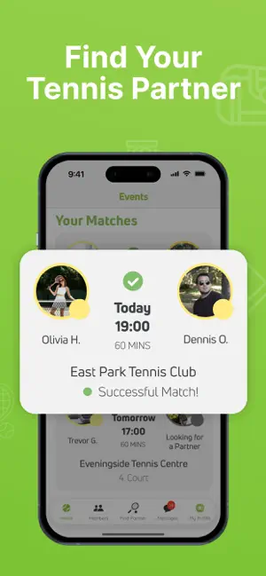 Kort: Find Tennis Partners screenshot 2