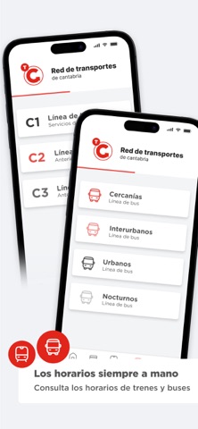 Horarios Transporte Cantabria screenshot