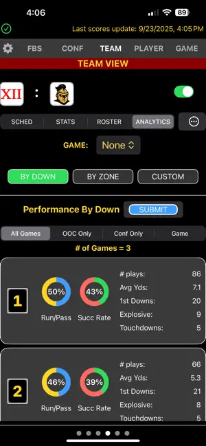 CFB Statz screenshot 3