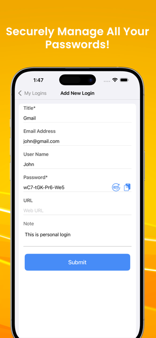 Password Manager & Vault Screenshot 4 of 4