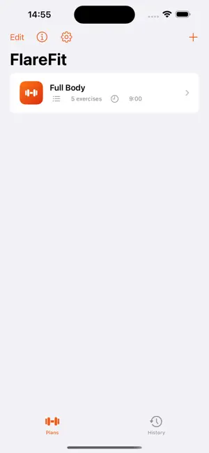 FlareFit: Workout Timer screenshot 1