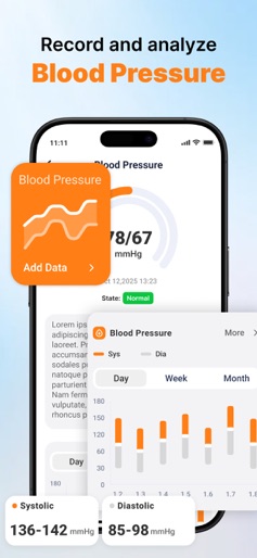 Health Tracker:Heartrate&BP screenshot 4