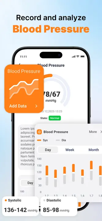 Health Tracker:Heartrate&BPのスクリーンショット（4/7）