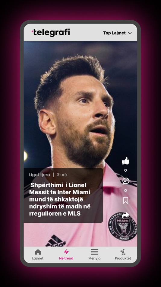 #1. Telegrafi (iOS) 由: Telegrafi