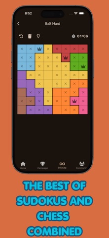 Queens: Puzzle Screenshot 1 of 10