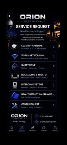 Orion Systems LA screenshot