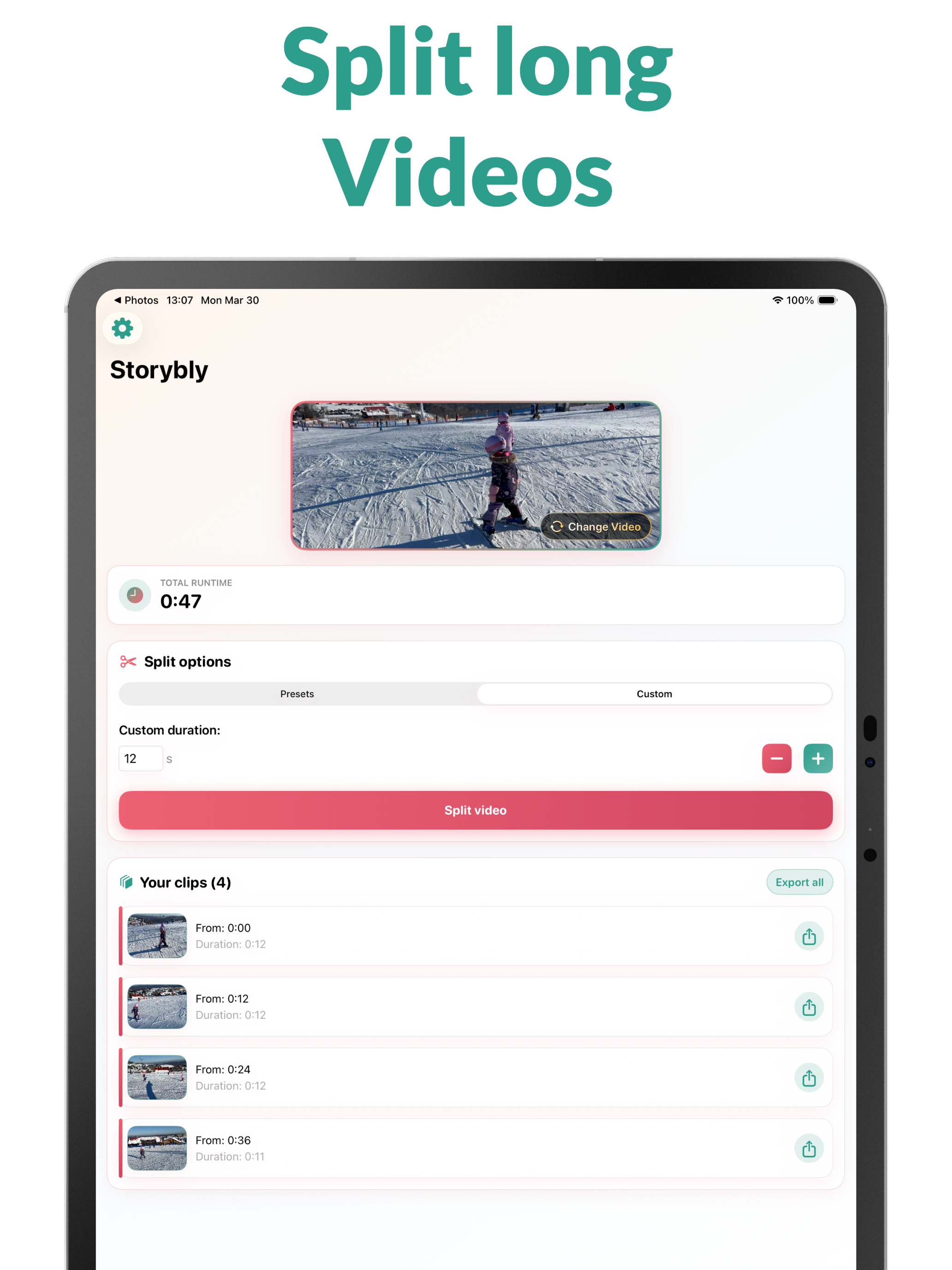 Video Splitter: Story Cutter screenshot 7