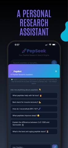 PepSeek screenshot