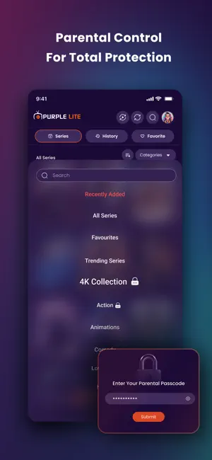 Purple Lite - IPTV Player screenshot 2