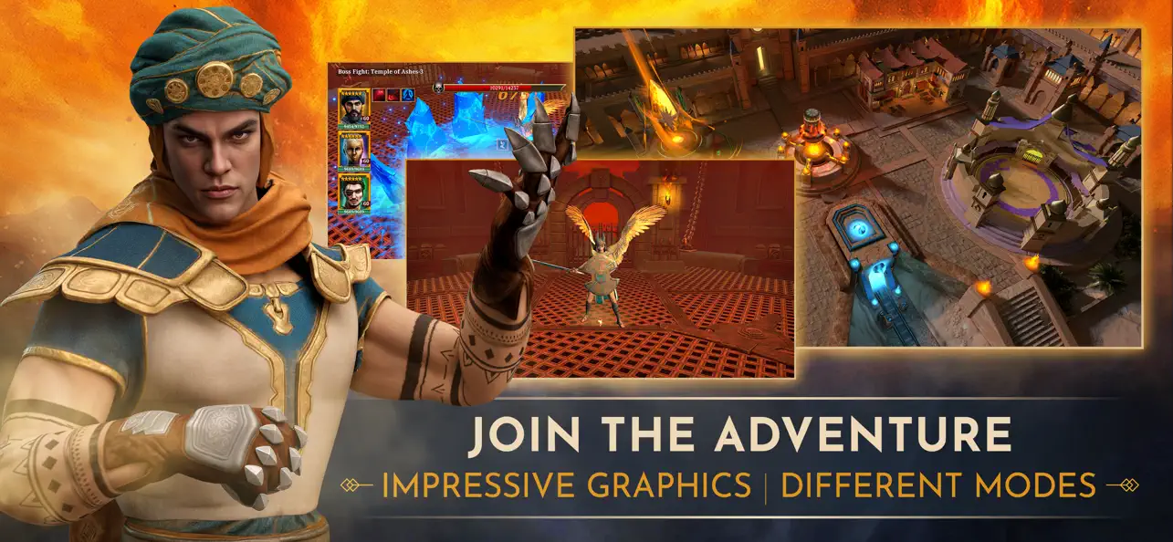 Desert Warrior RPG iOS Mod IPA screenshot 2 - iOS game interface