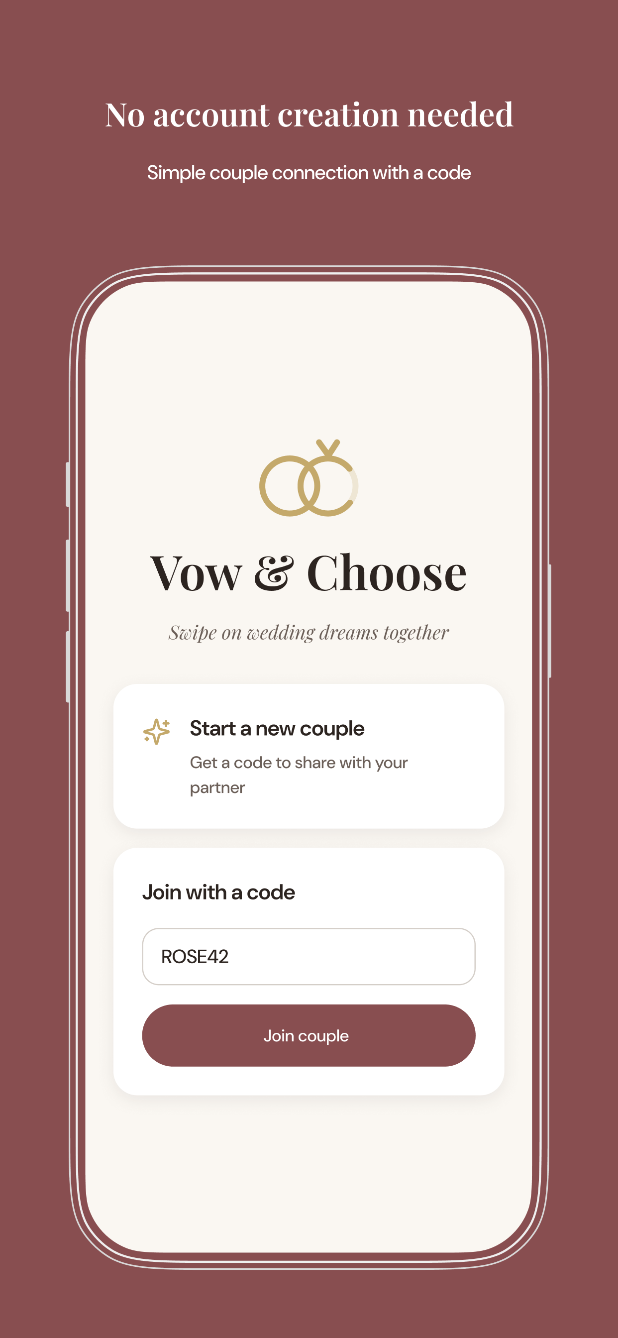 Vow & Choose: Wedding App screenshot 5