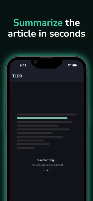 TLDR: AI Text Summarizer screenshot 2
