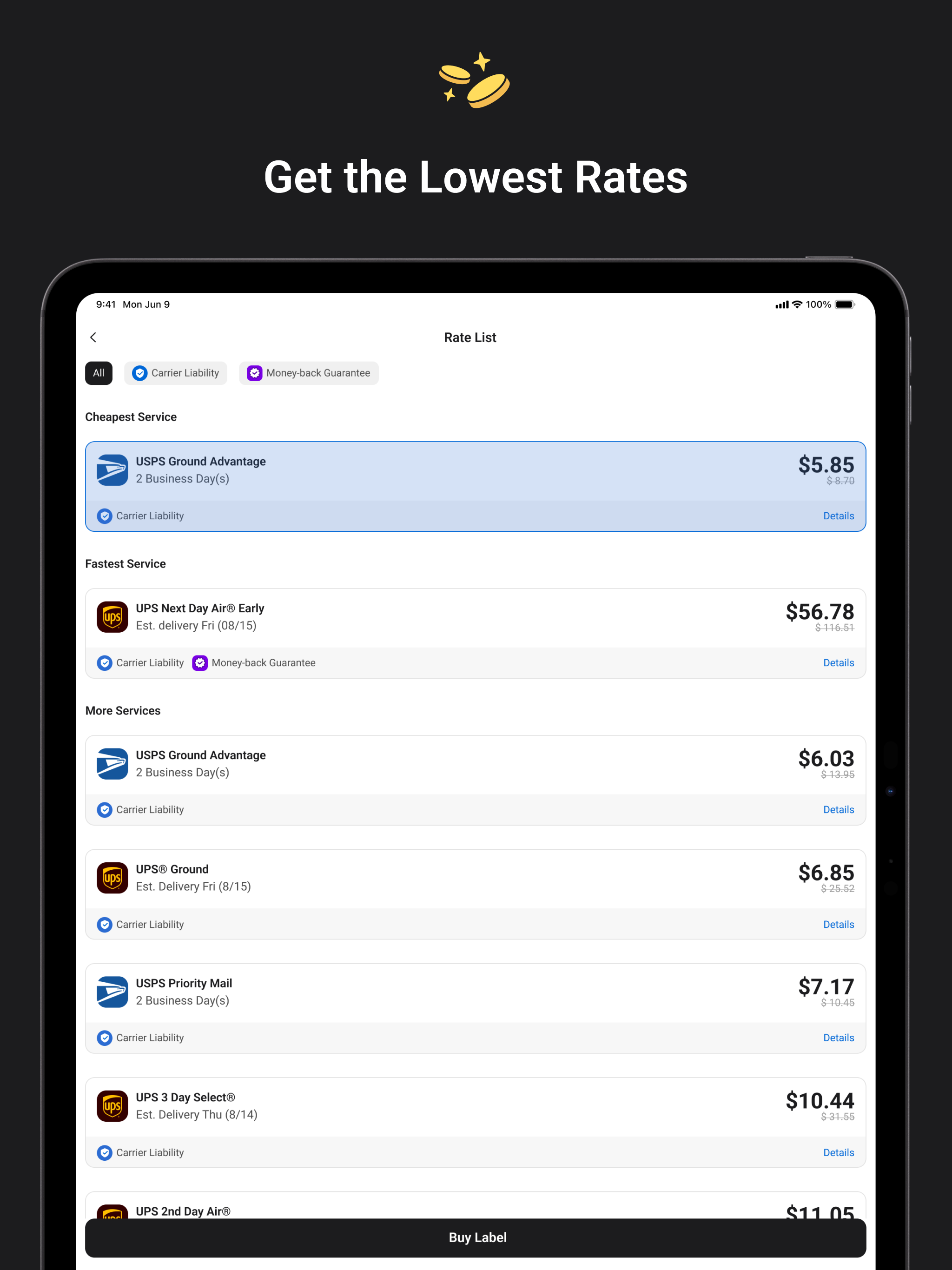ShipSaving - Ship & Save