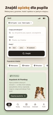 Pomksy – pet care booking screenshot 1