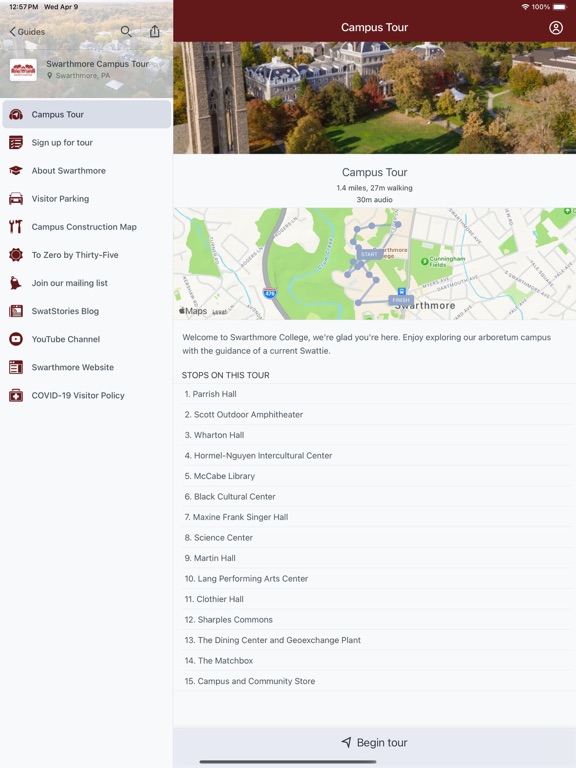 Screenshot #5 pour Swarthmore College