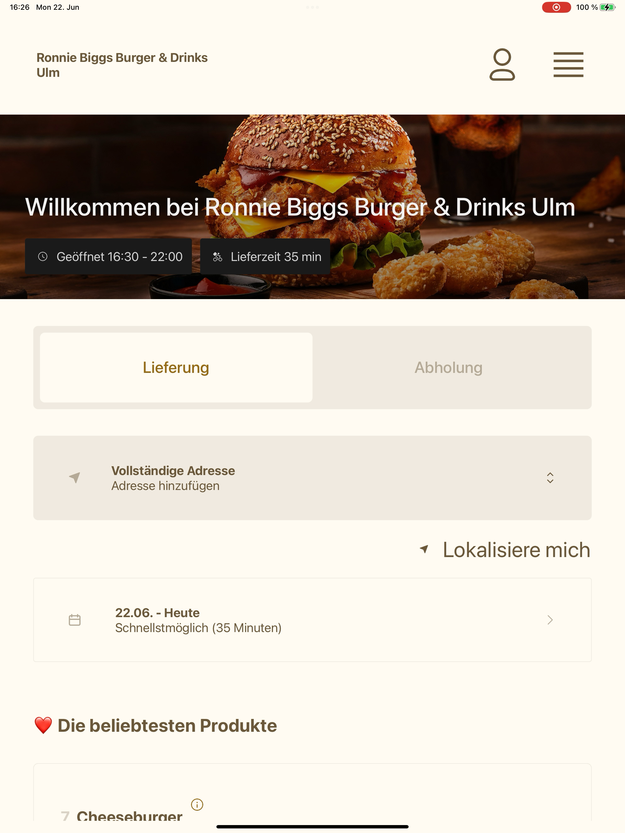 Ronnie Biggs Burger and Drinks screenshot 5