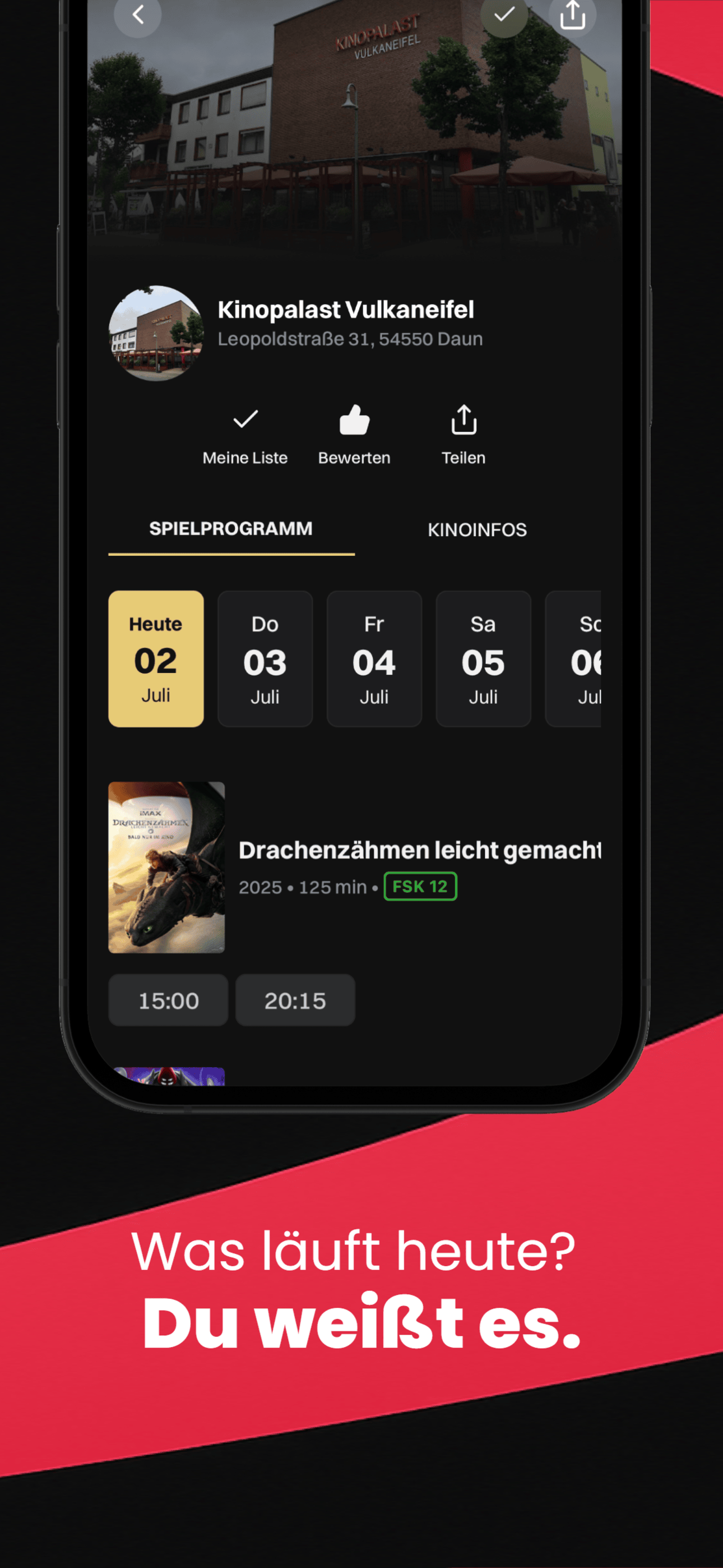 Mein Kino - Kinoprogramm