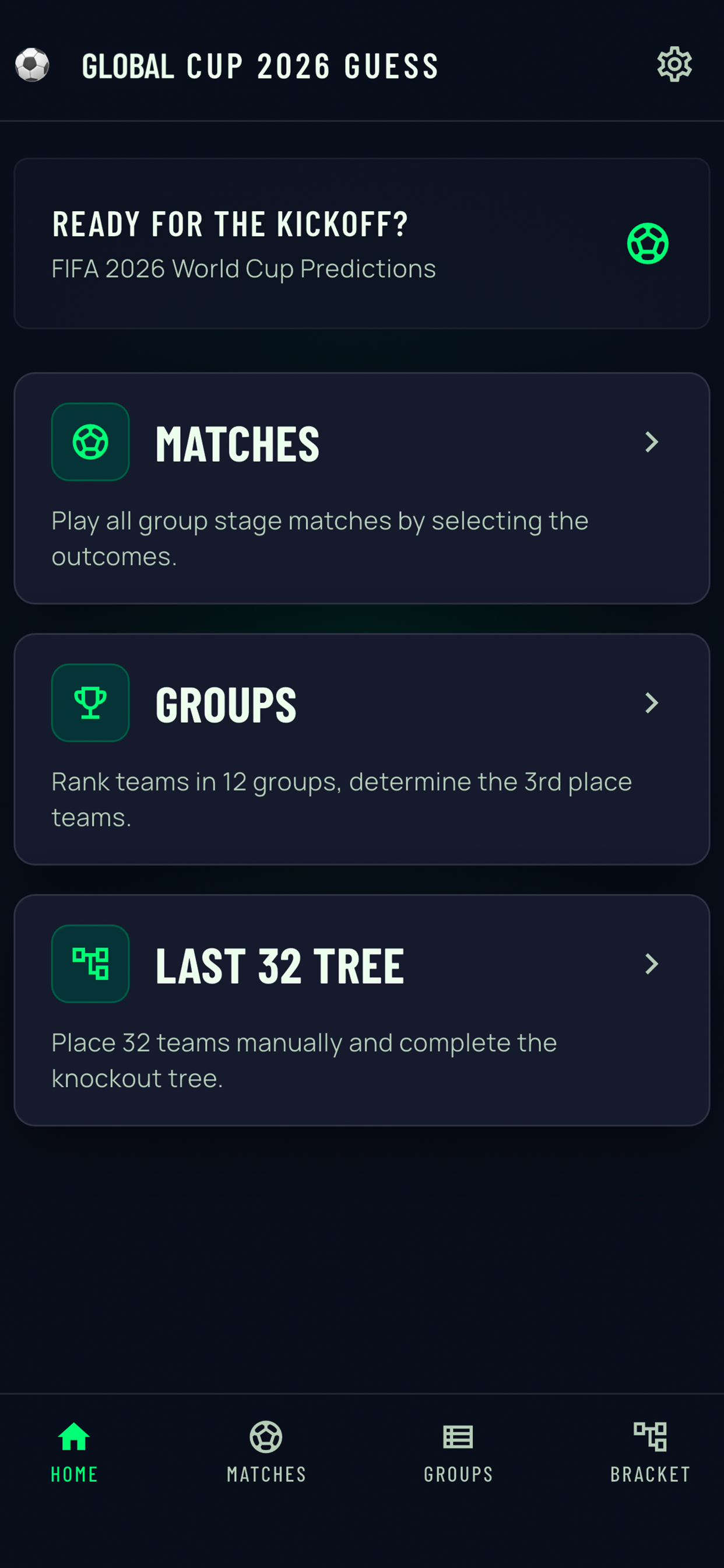 Global Cup Guess Pick Champion