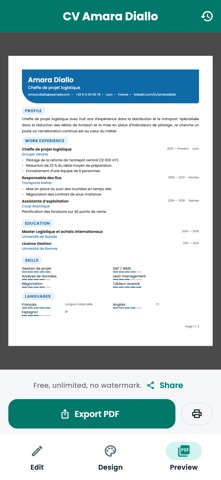 Vitaeo: Resume & CV Maker Screenshot 3 of 8