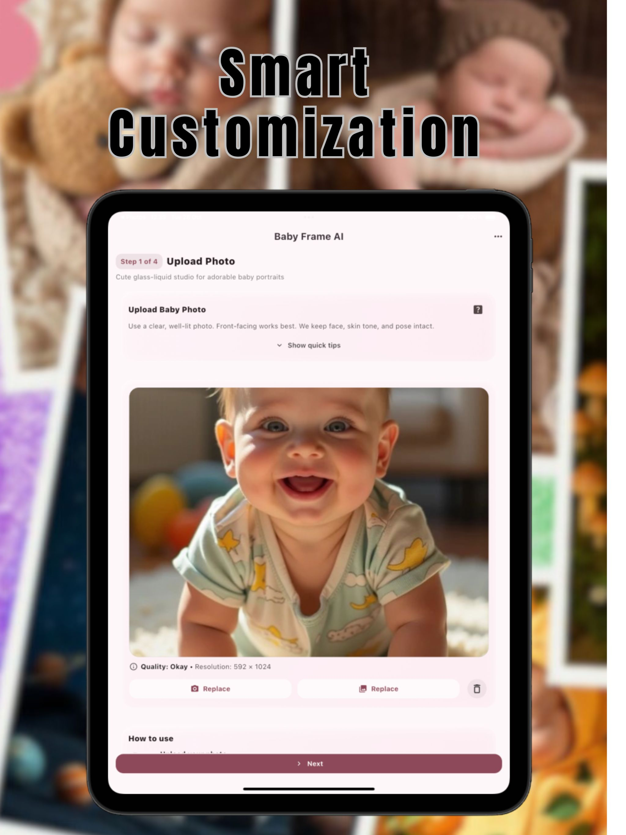 AI Baby Frame - Photo Studio