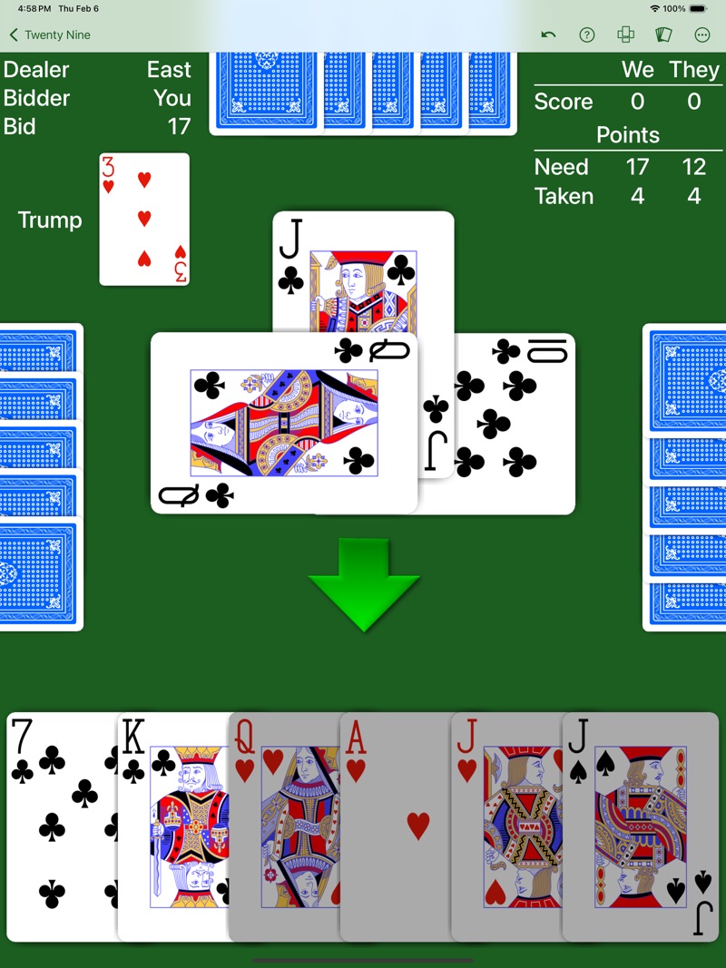 29 Card Game - Expert AI official gameplay screenshot 1