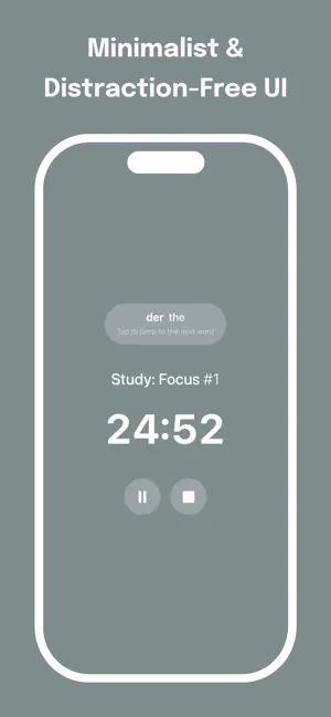 Pomodoro Timer with Word Study screenshot 2