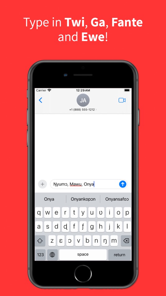 #1. Kasa Keyboard (iOS) 由: Gottfried Owusu Ansah
