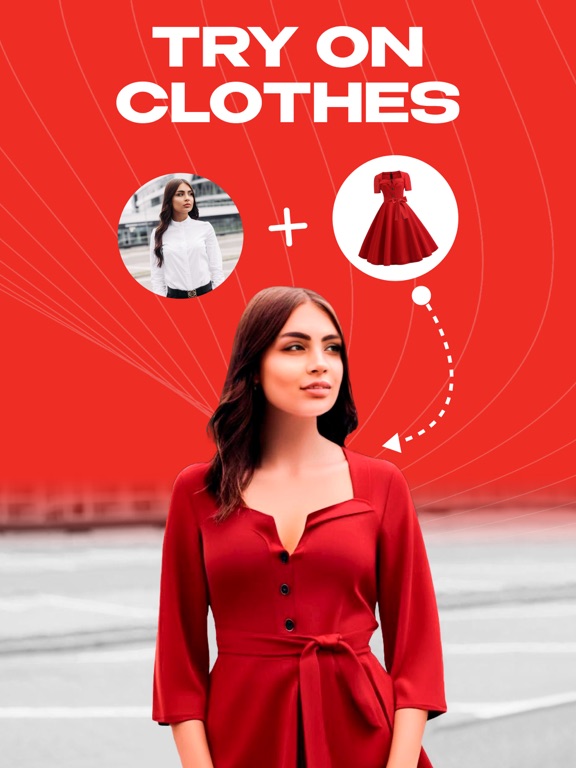 Virtual Clothes: Try on Outfit iPad screenshot 1 - Utilities app