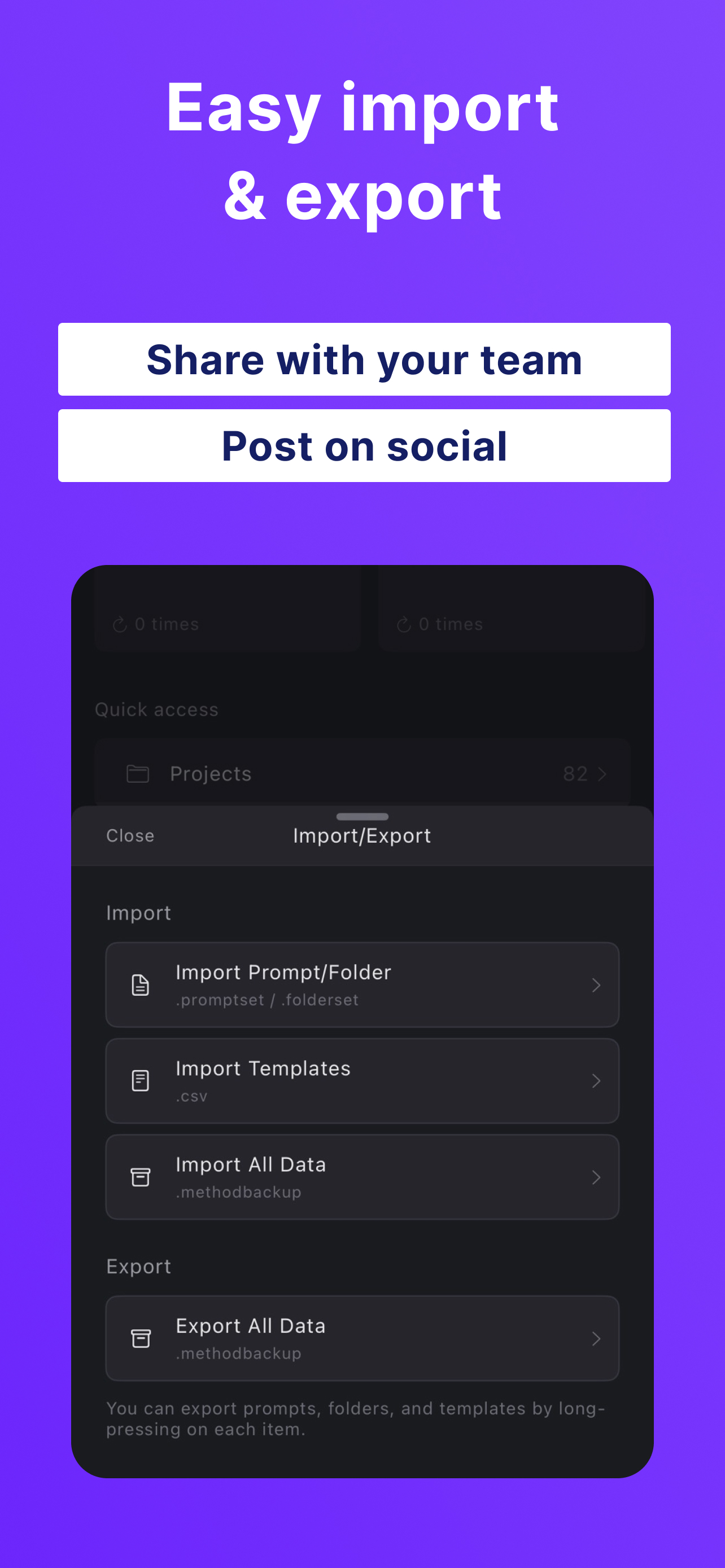 Method - AI Prompt Manager screenshot 4