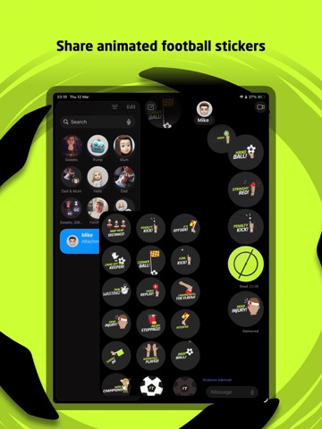 FootieTalks Sofa Referee iPad screenshot