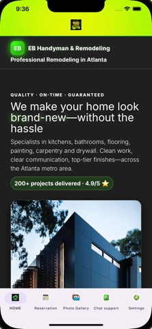 EB REMODELING screenshot