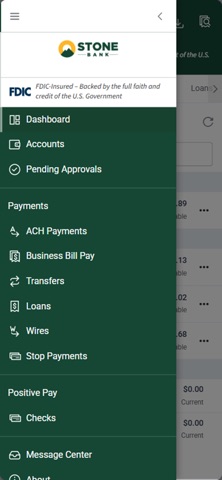 Stone Bank Treasury Mgmt screenshot