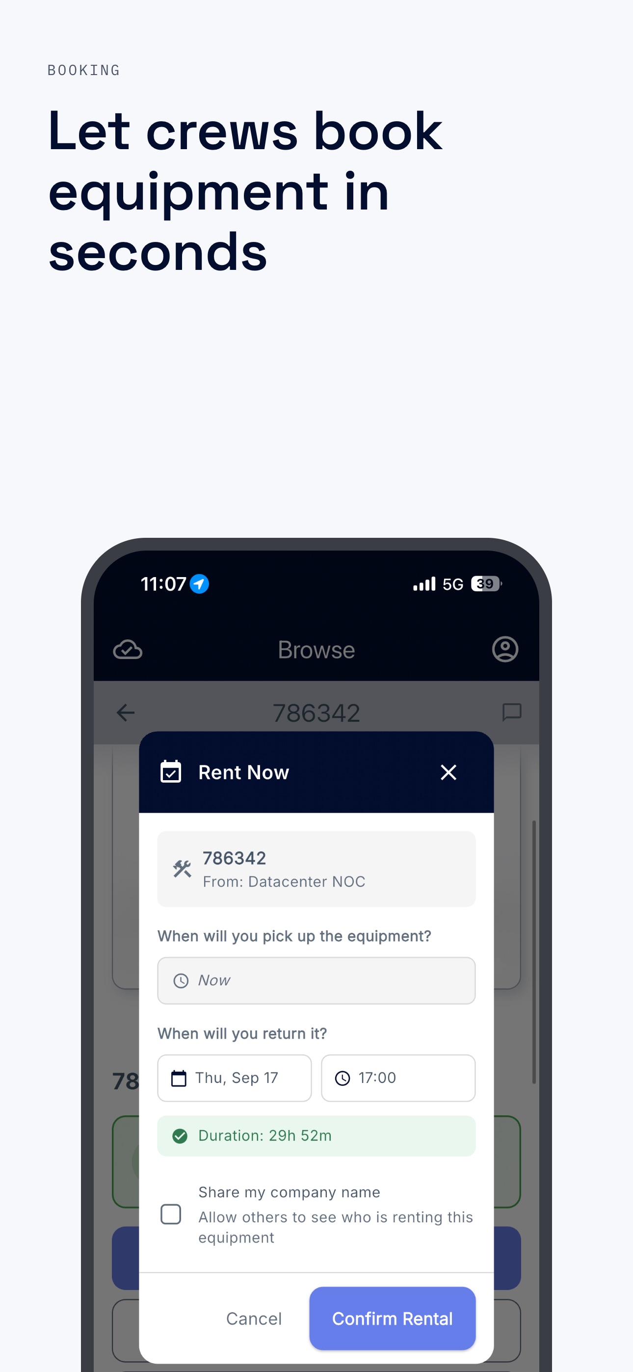 Screenshot 3 of Conaxity: Equipment Pooling