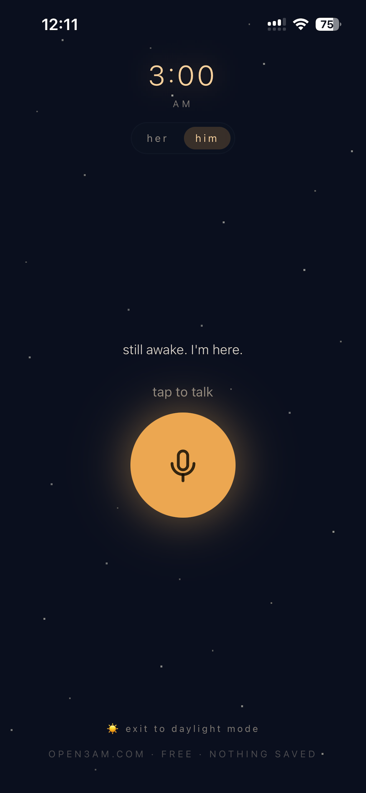 Open 3AM: Sleep Companion screenshot 3