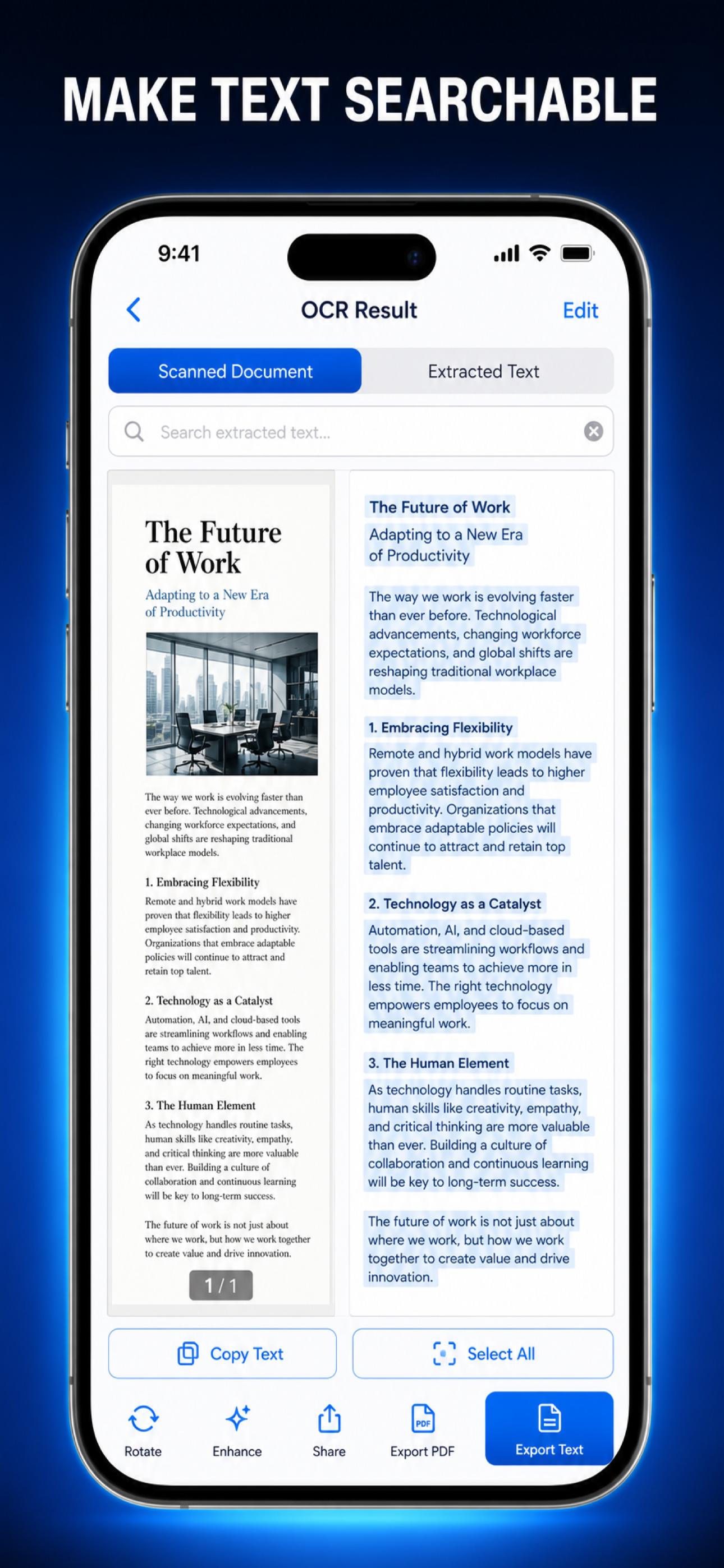 PDF Scan: Sign, OCR & Merge screenshot 5