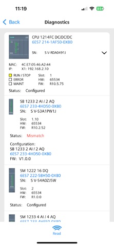 SIMATIC S7-1200 G2 NFC Screenshot 5 of 6