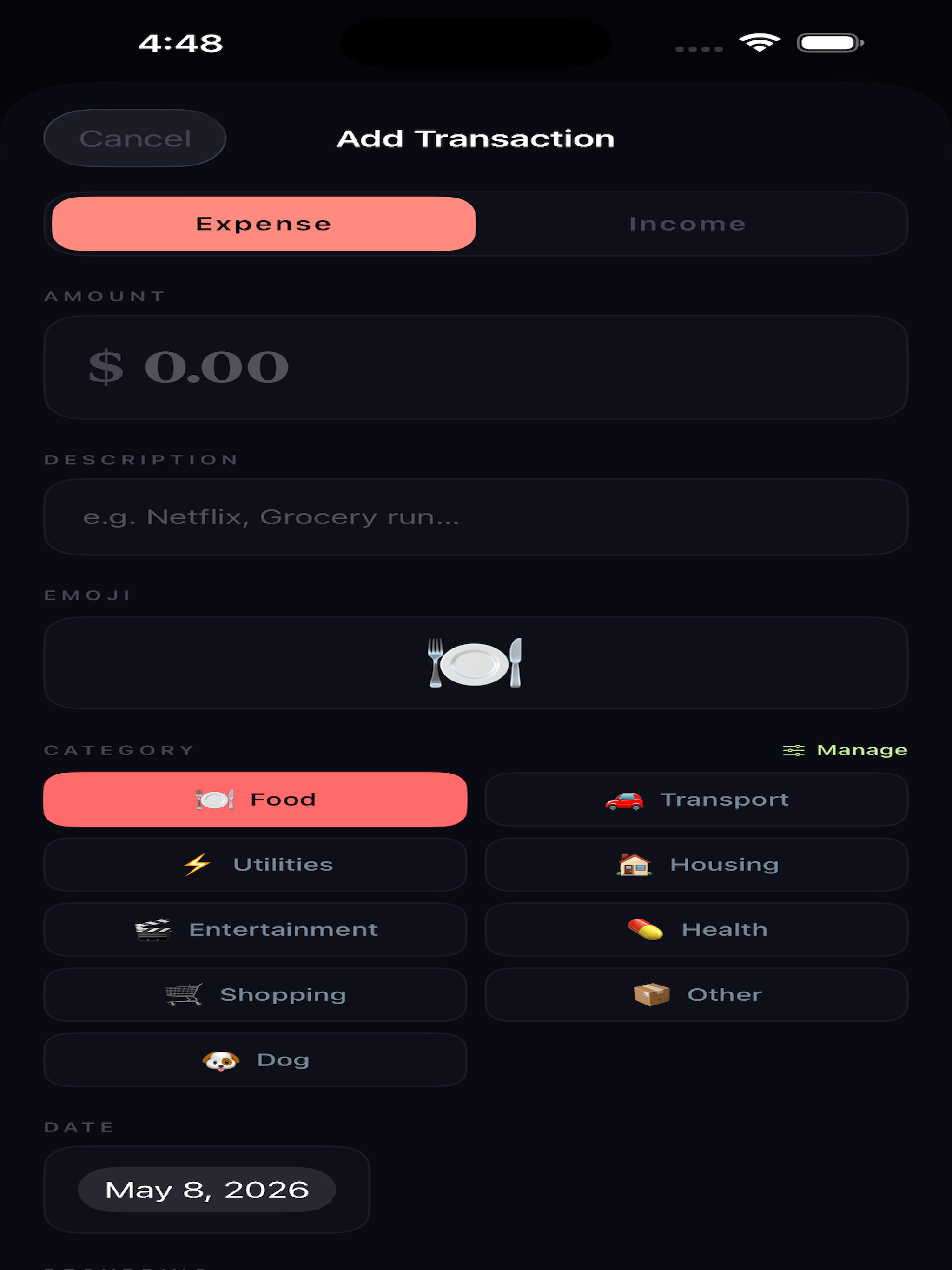 This Is Not a Budget App