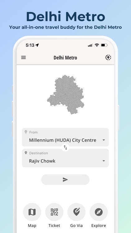 Delhi Metro Route Map