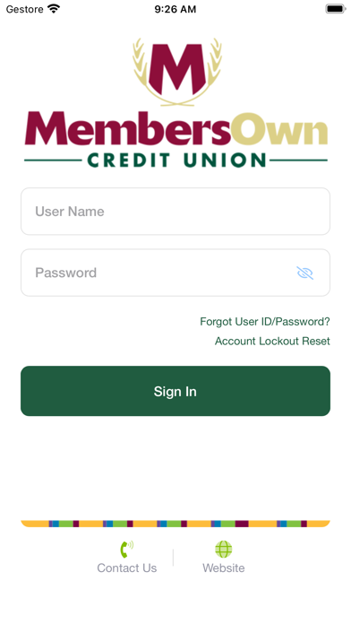 MembersOwn CU Mobile Banking Screenshot