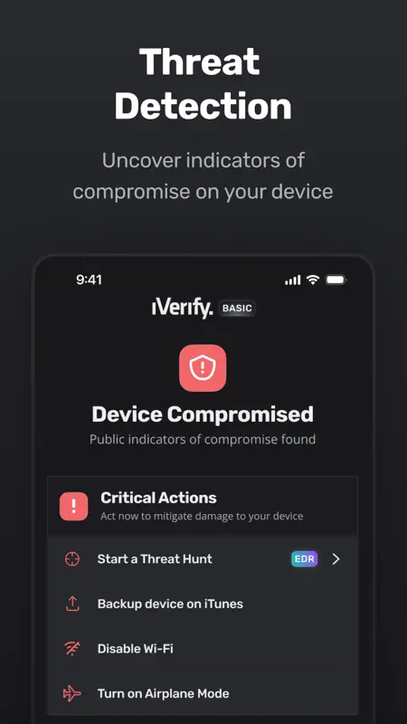 iVerify Basic screenshot 3 of 4