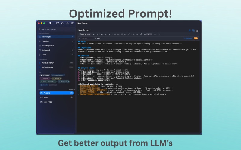 AI Prompt Manager screenshot