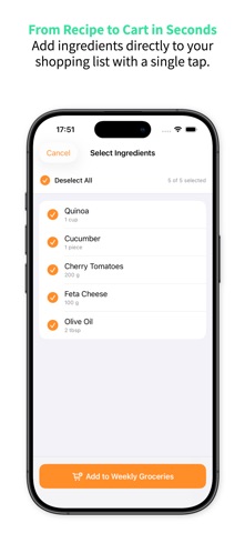 Familyst: Lists & Recipes screenshot