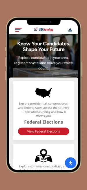 USA Vote App screenshot 1